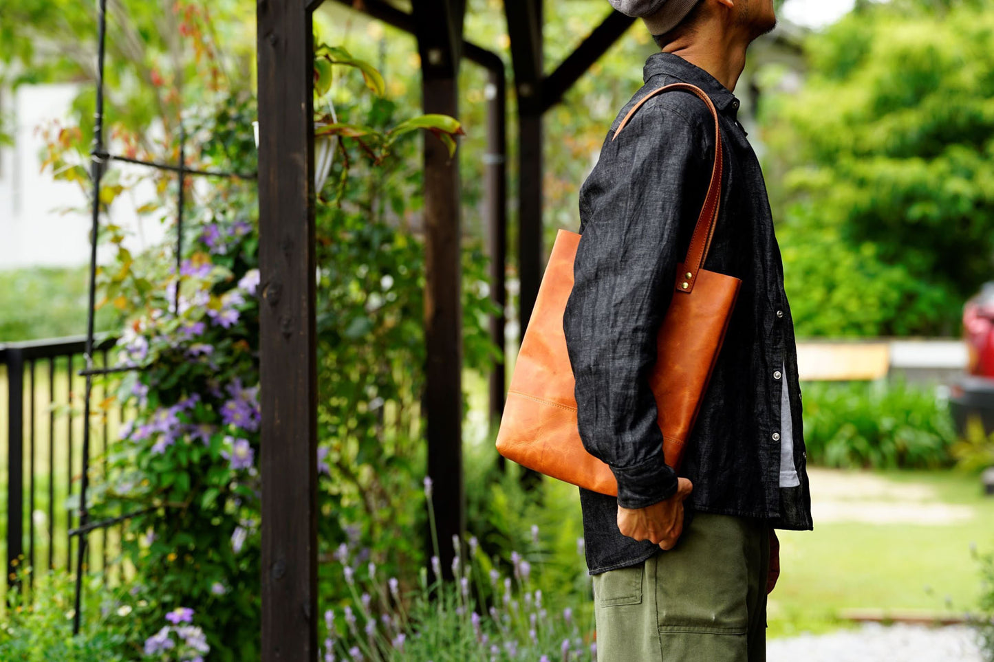 ホースハイド A4 tote
